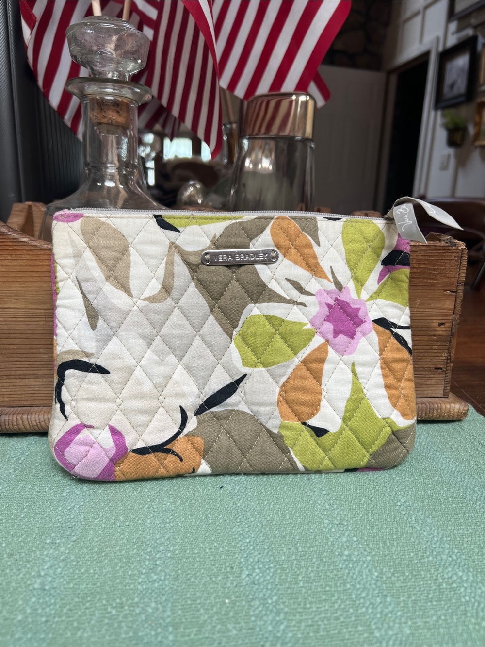 Vera Bradley Cosmetic Bag in Retired Portobello Road Pattern